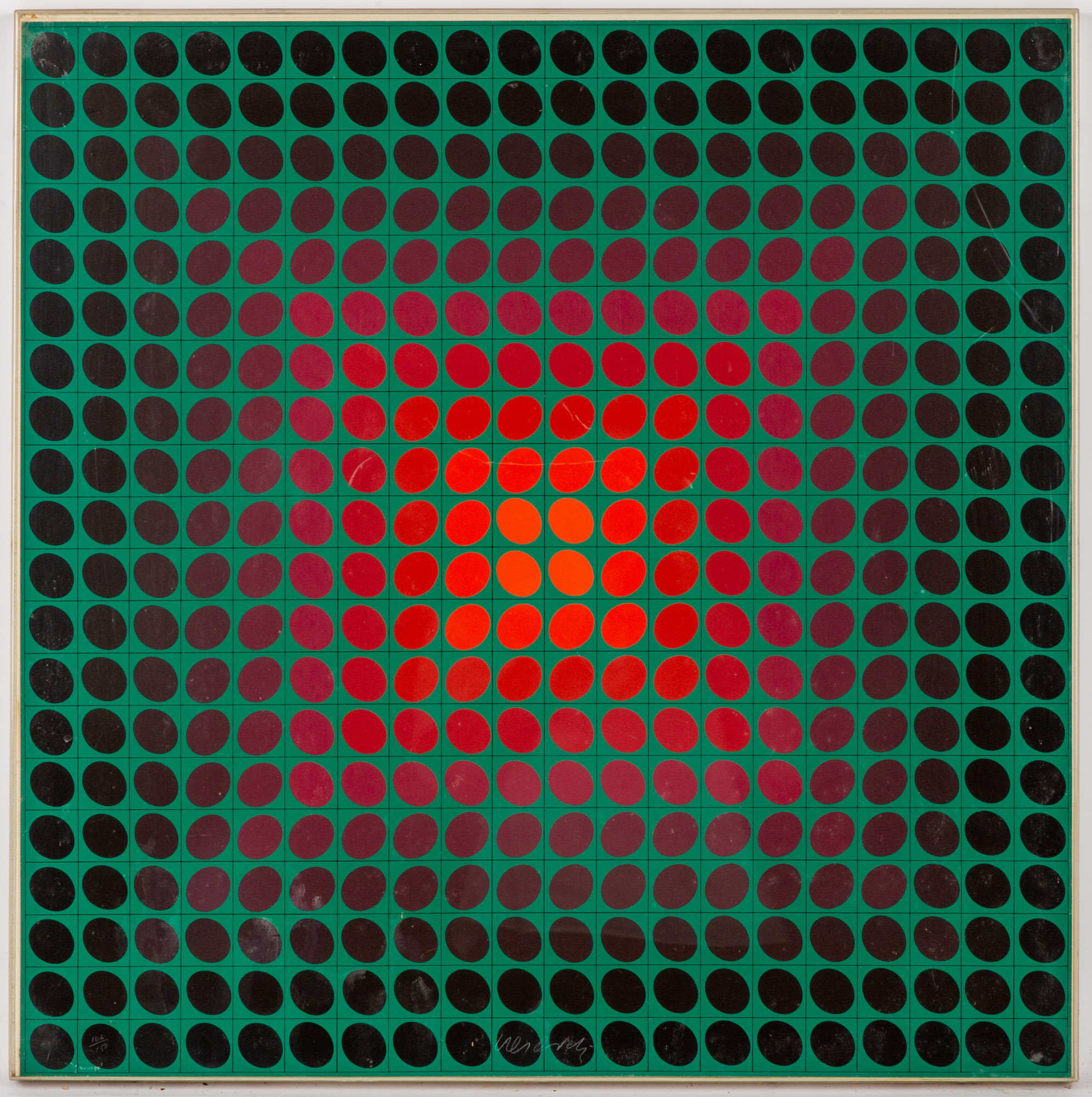 Appraisal: VICTOR VASARELY FRENCH HUNGARIAN - Lithograph Signed lower middle and