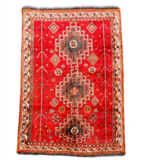 Appraisal: Hand Woven Persian Qashqai Rug ' '' x ' ''