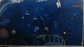 Appraisal: After Brett Whiteley - Balcony photographic reproduction together with a