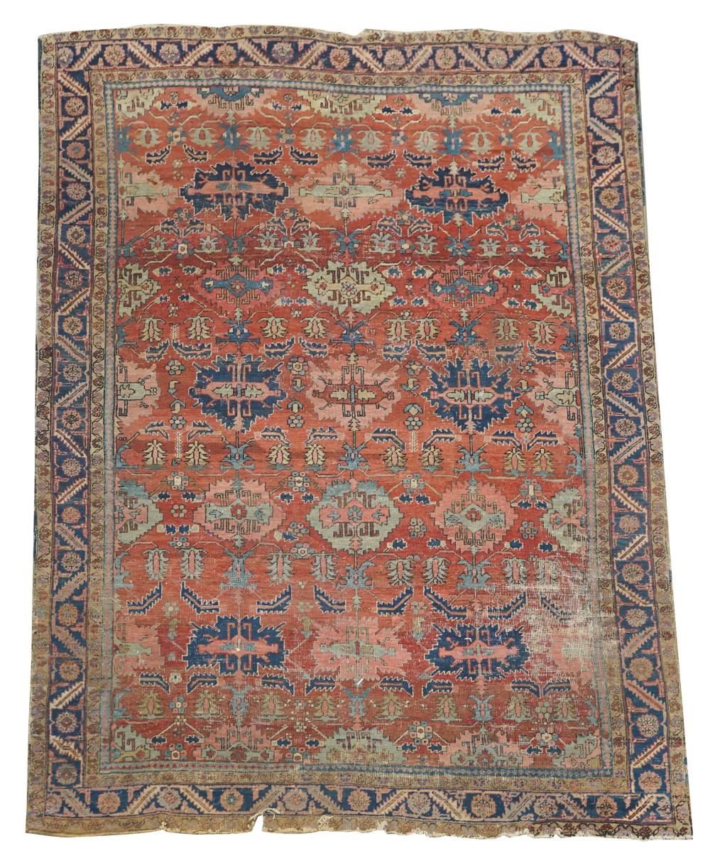 Appraisal: PERSIAN RUGwool on cotton Provenance The Estate of Charles Hackett