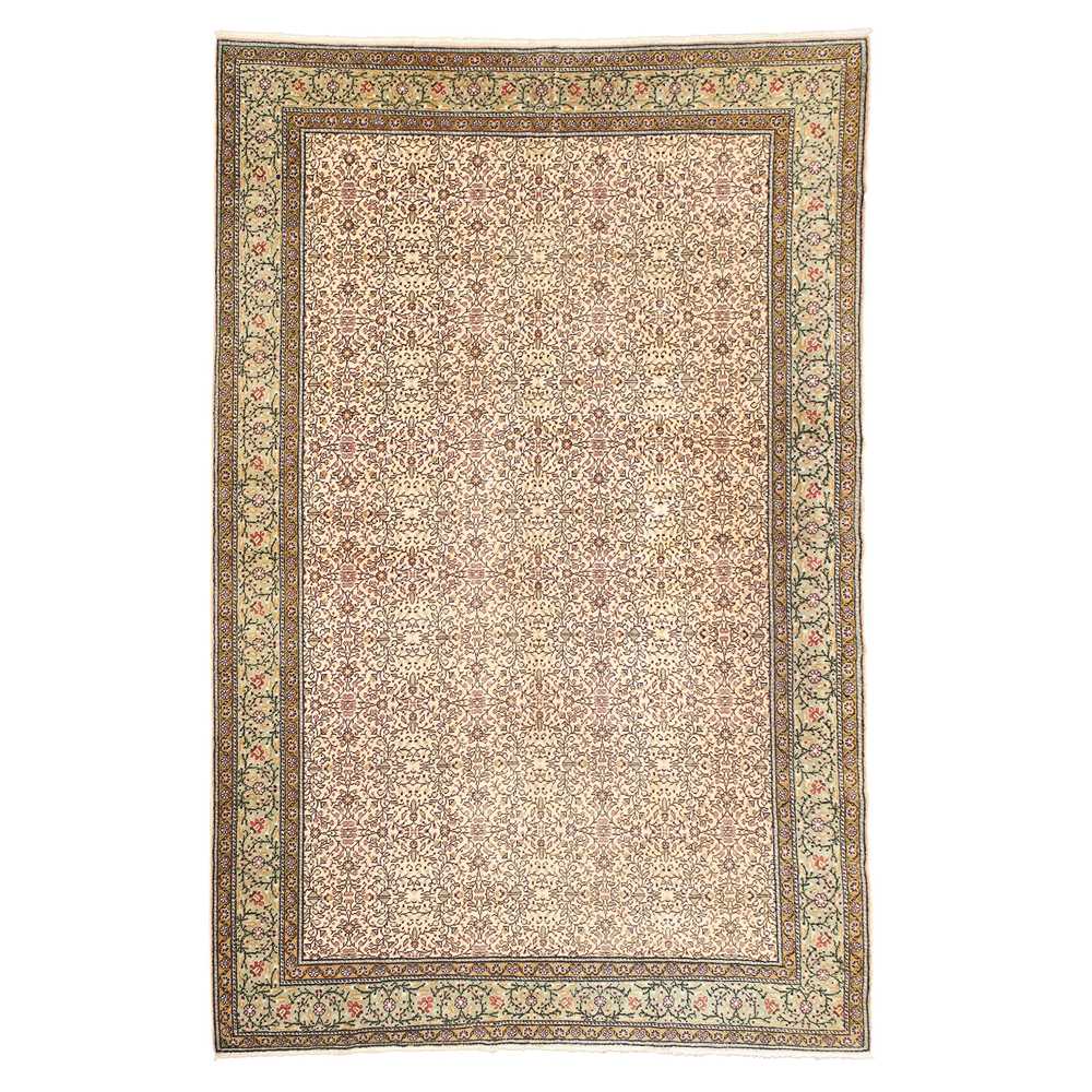 Appraisal: ANATOLIAN CARPET MID TH CENTURY the cream field with allover