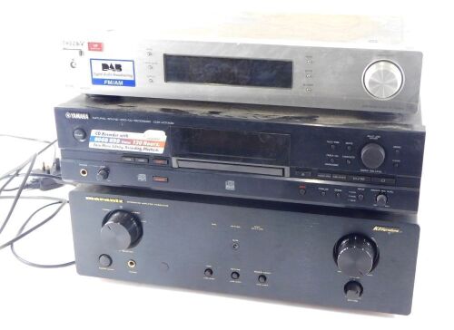 Appraisal: A Marantz integrated amplifier FM SE a Sony DAB radio