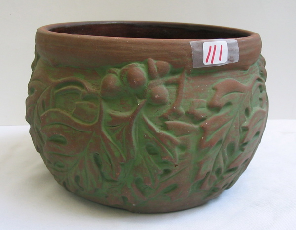 Appraisal: PETERS AND REED ART POTTERY BOWL John Peters and Adam