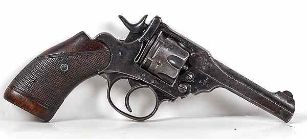 Appraisal: English Webley Scott Mark III Revolver cal barrel S N