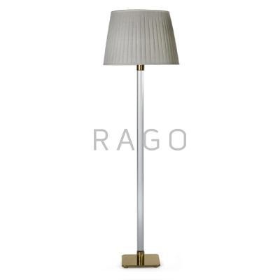 Appraisal: HANSEN LIGHTING CO Floor lamp New York s Crystal brass