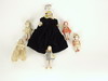 Appraisal: DOLL LOT - Lot of six miniature bisque dolls each