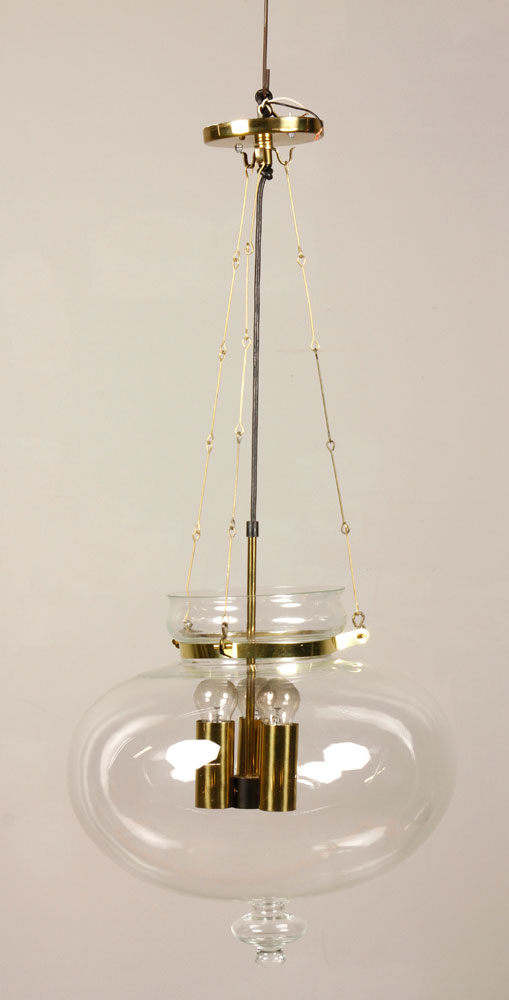 Appraisal: - Lightolier Hanging Pendant Lamp Mid-Century Lightolier hanging pendant lamp