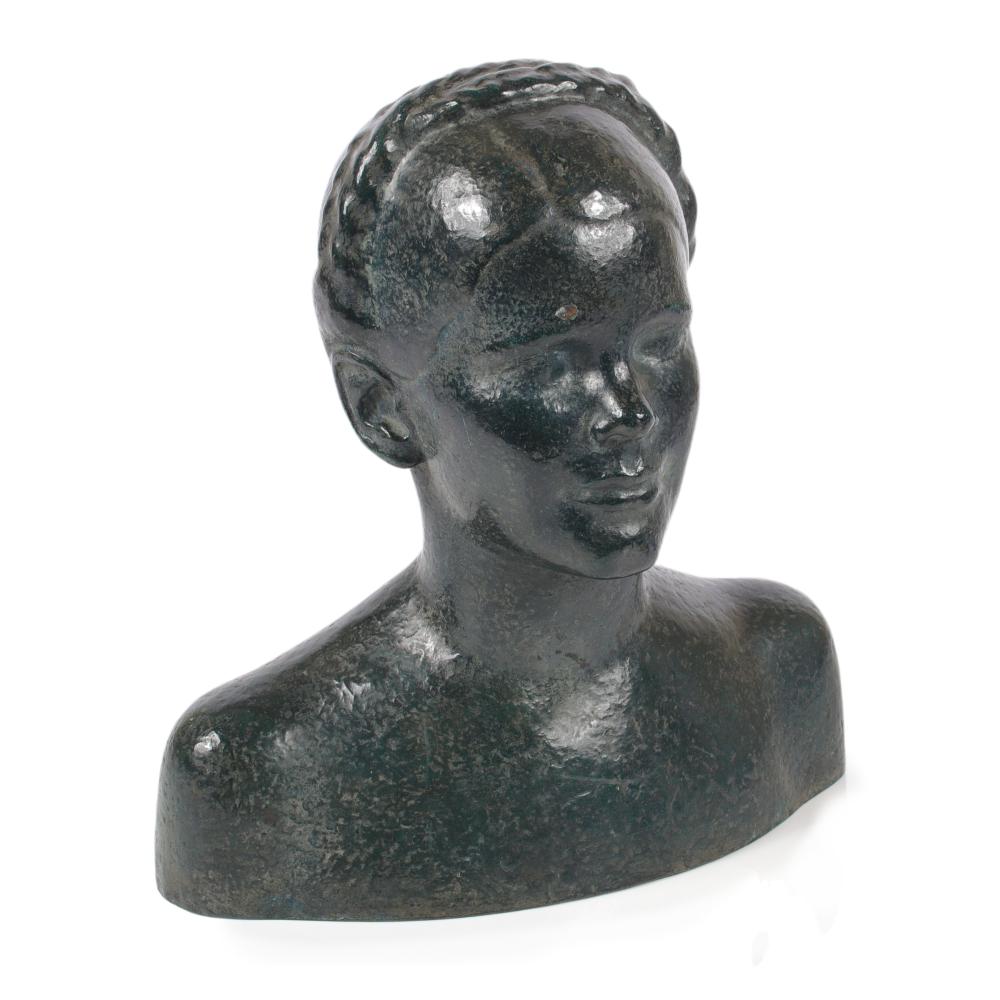 Appraisal: BURR MILLER AMERICAN - JOAN R MILLER CA PATINATED BRONZE