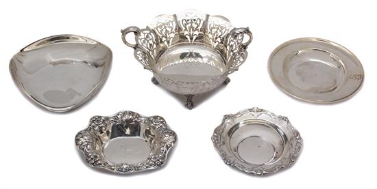 Appraisal: Sale Lot Five Miscellaneous Silver Articles Various Makers and Countries