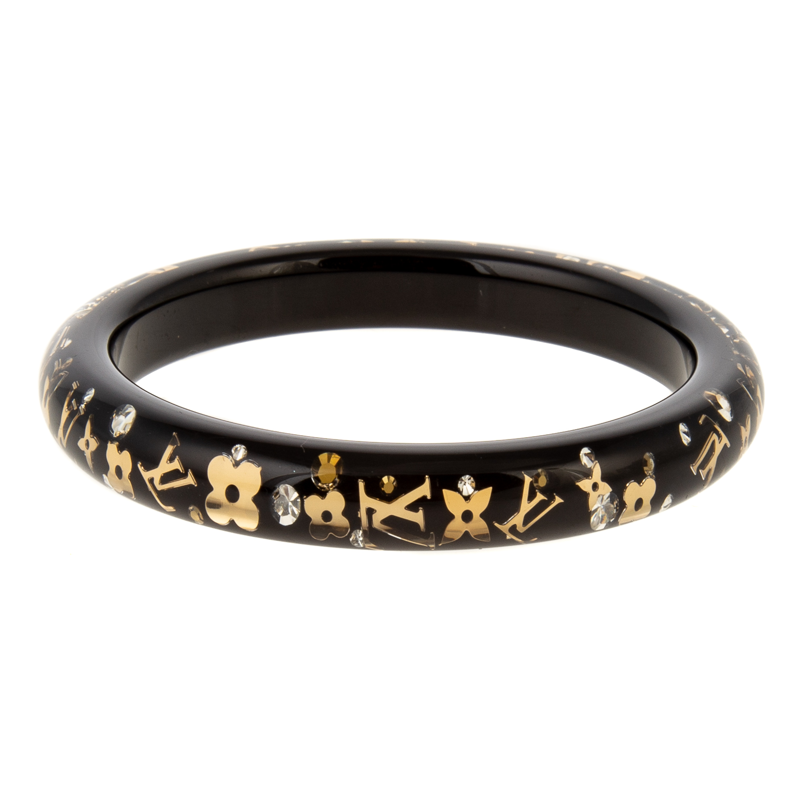 Appraisal: A LOUIS VUITTON INCLUSION BRACELET PM A black and gold