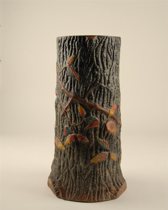 Appraisal: Ceramic Tree Trunk Umbrella Stand unsigned H