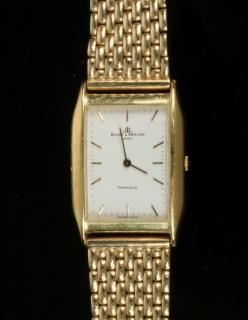 Appraisal: GENT'S WRISTWATCH K Yellow Gold Baum Mercier Geneve Wristwatch retailed