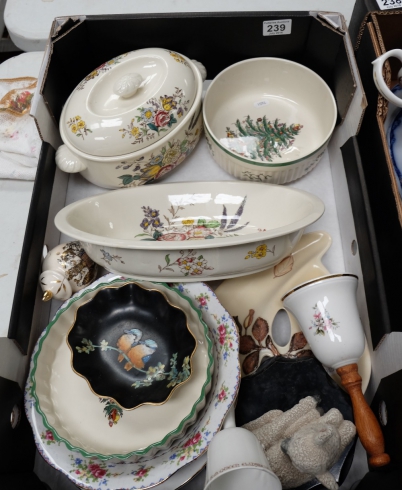 Appraisal: A collection of mixed items inc Spode Gainsborough cookware Carltonware