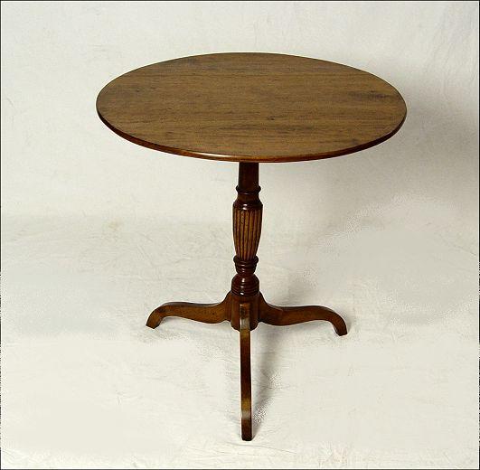 Appraisal: SPIDER LEG TILT TOP CANDLE STAND Quality workmanship in this