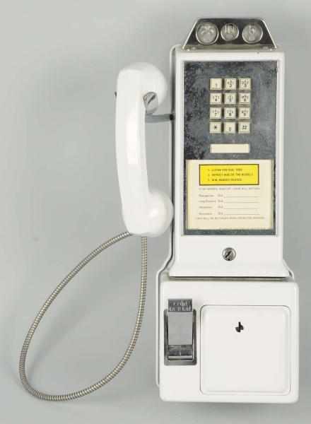 Appraisal: AE White Touchtone -Slot Telephone Wired to work Teltronics Inc