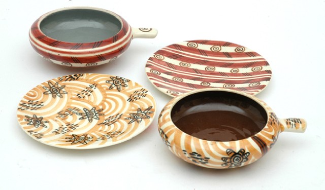 Appraisal: GUY MARTIN BOYD Victoria circa Two ramekins and conforming dishes