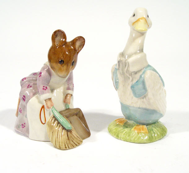 Appraisal: Two hand painted Beswick Beatrix Potter figures - Hunca Munca