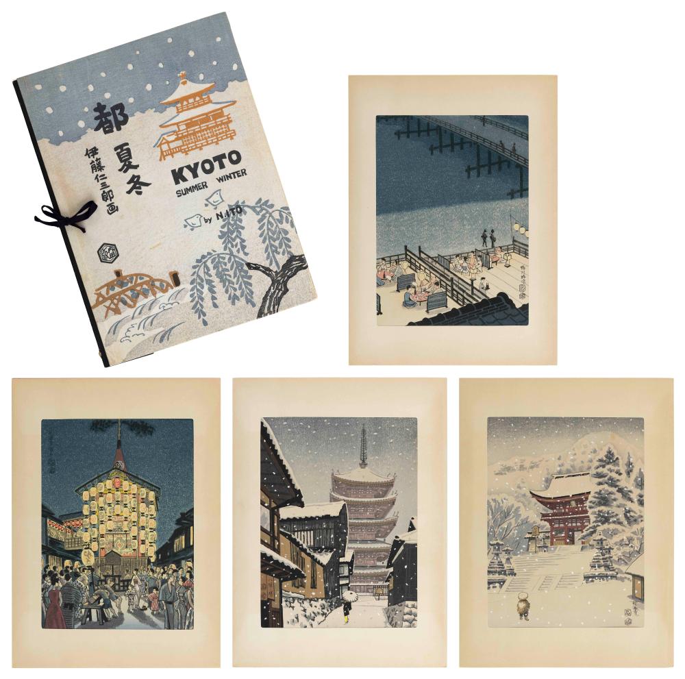 Appraisal: NISABURO ITO JAPAN - PORTFOLIO SUMMER AND WINTER IN KYOTO