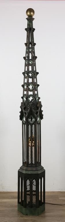 Appraisal: Monumental carved replica of the spire from the Notre Dame