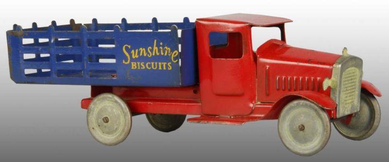 Appraisal: Pressed Steel Metalcraft Sunshine Biscuits Truck Description Sunshine Biscuit decals