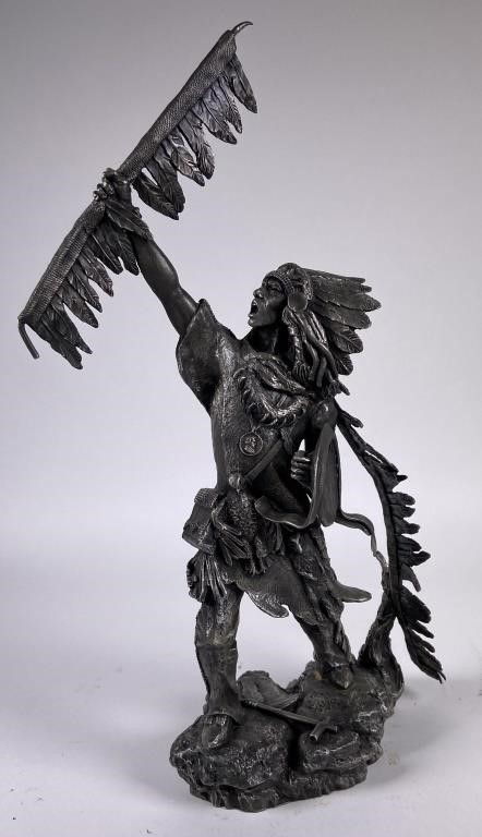 Appraisal: Official issue of the Western Heritage Museum pewter statue by