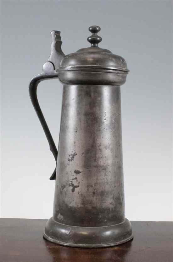 Appraisal: A fine James I pewter flagon c of usual form