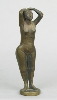 Appraisal: Edris Edith Aline Eckhardt American - Standing Nude Woman Cast