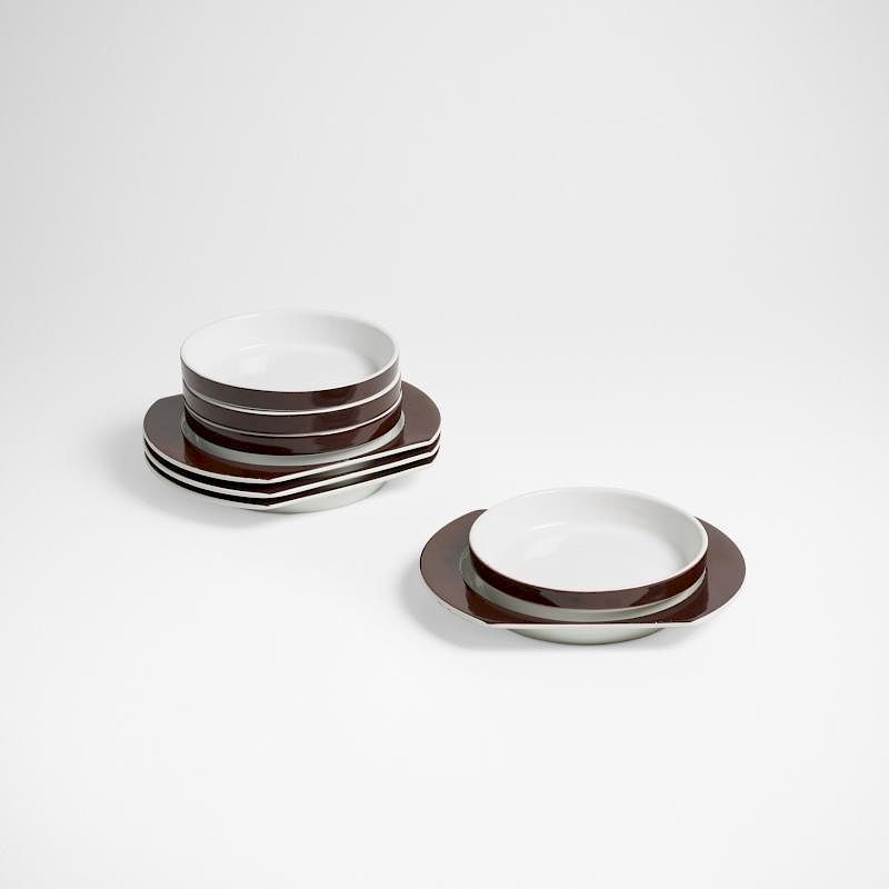 Appraisal: Joe Colombo Linea tableware for Alitalia Joe Colombo Linea tableware