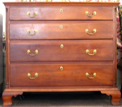 Appraisal: Chippendale cherry chest of drawers pennsylvania circa The rectangular top