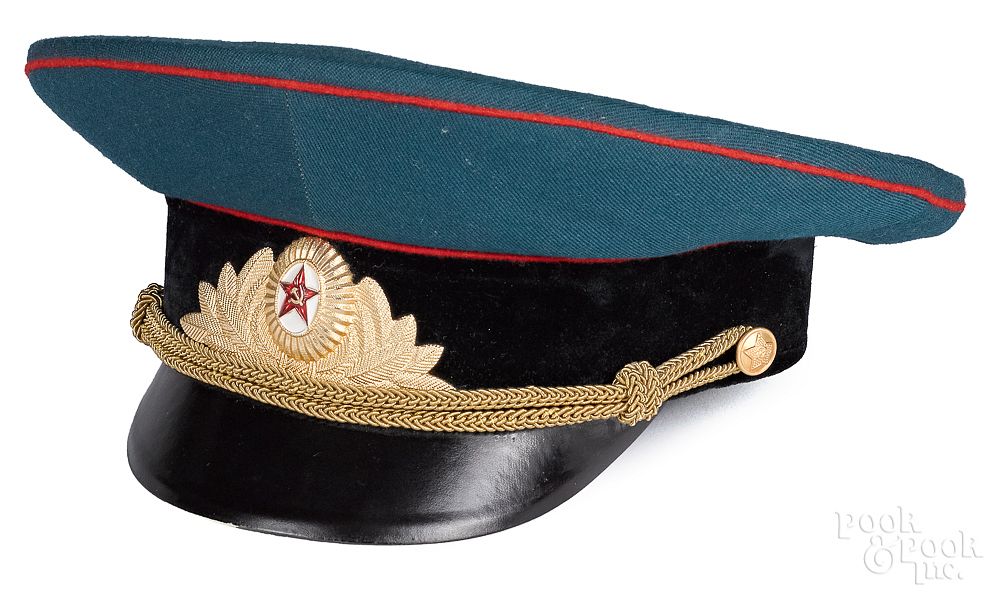 Appraisal: Russian visor cap Russian visor cap Condition Very good condition