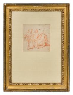 Appraisal: Artist Unknown Continental School th th Century Three Putti Artist