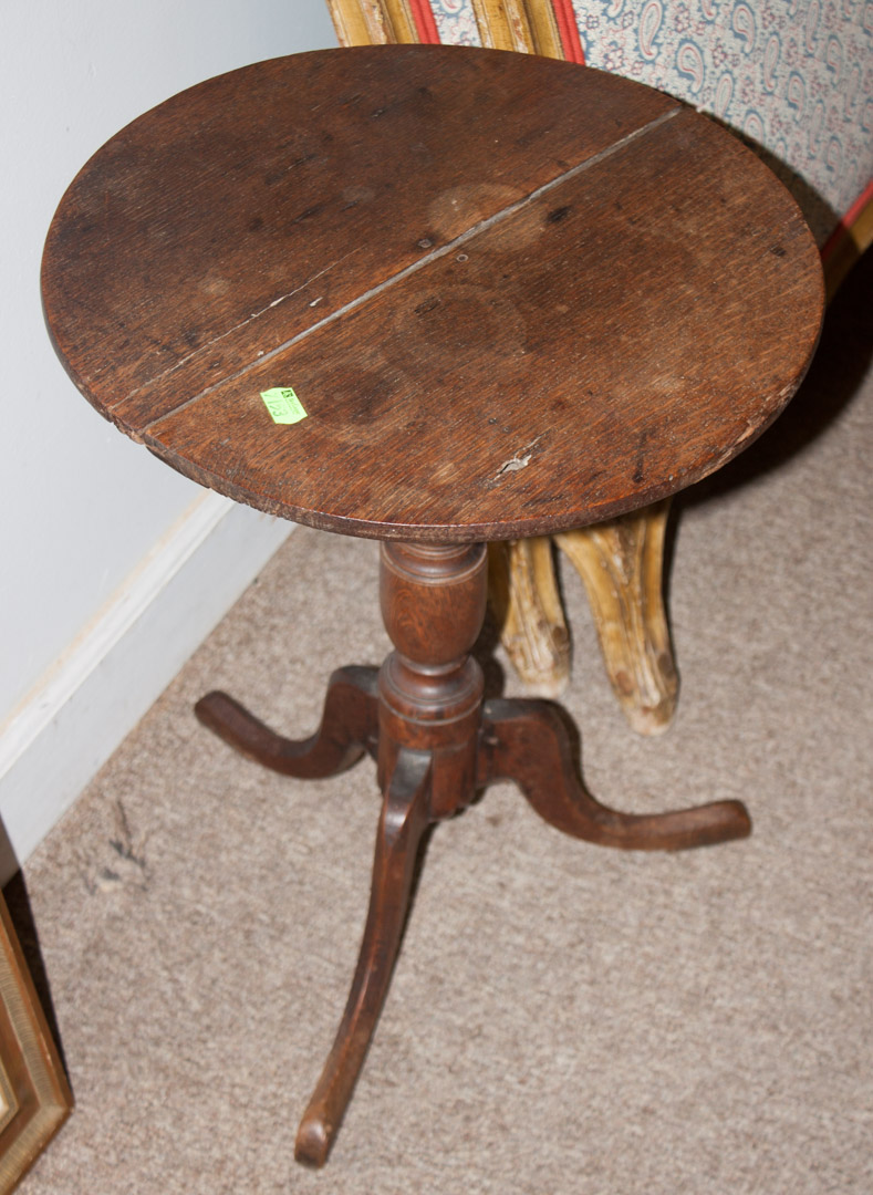 Appraisal: Early tilt-top table