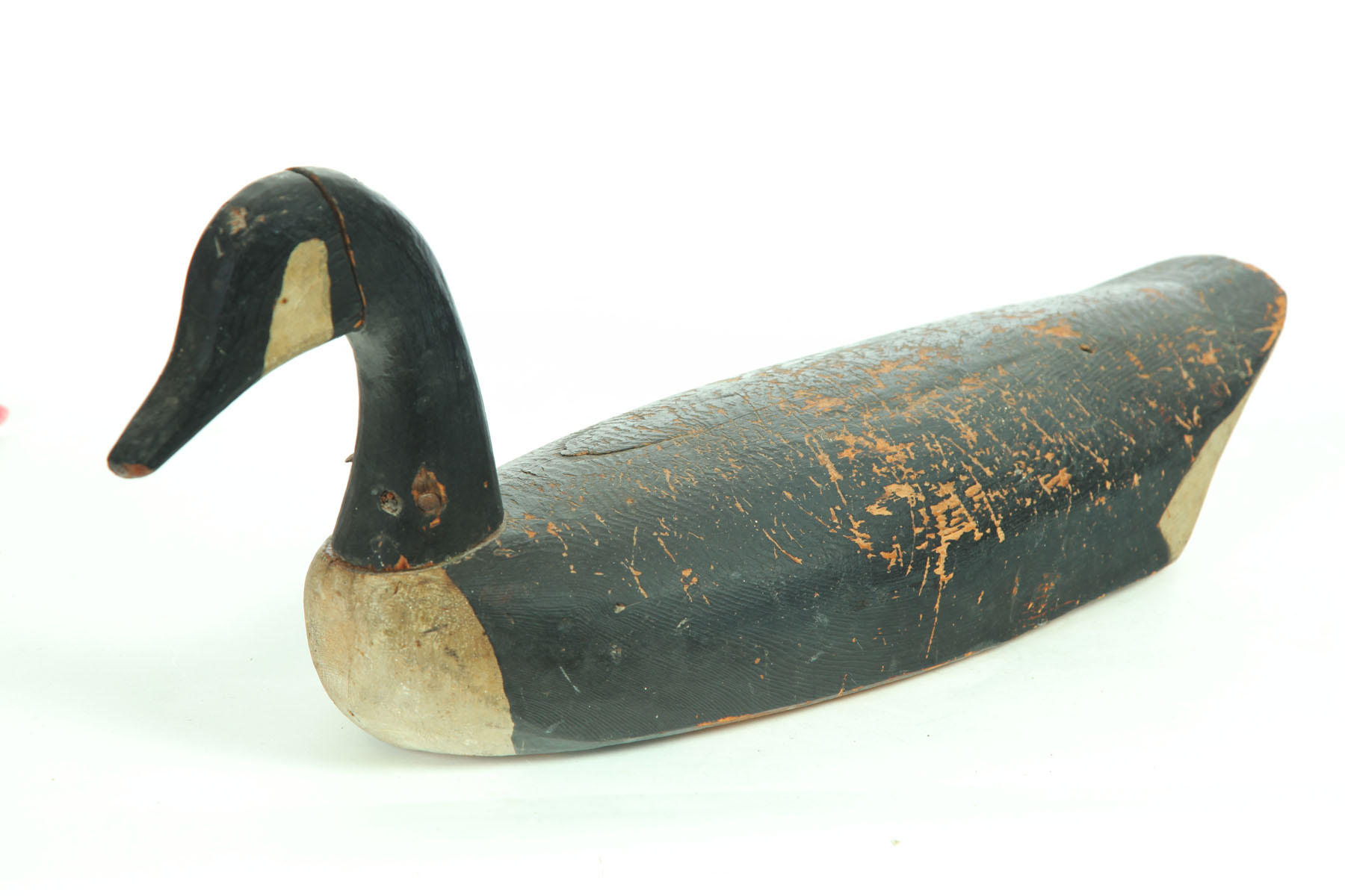 Appraisal: CANADA GOOSE DECOY American early th century wood Original paint