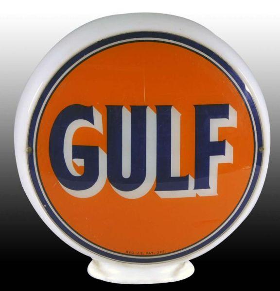 Appraisal: Gulf -Piece Gas Globe Description Circa s to s Light