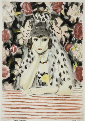 Appraisal: HENRI MATISSE after L'Espagnole Color aquatint - x mm x