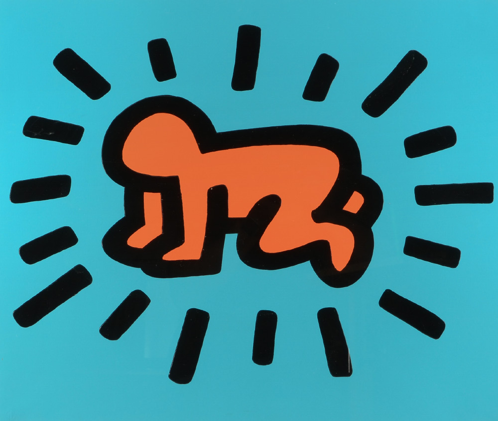 Appraisal: HARING Keith American - ''Radiant Baby'' Screenprint '' x ''