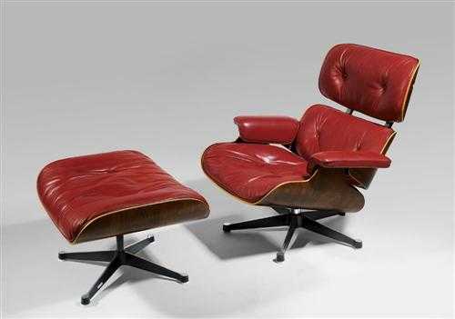 Appraisal: CHARLES et RAY EAMES - et - LOUNGE CHAIR avec