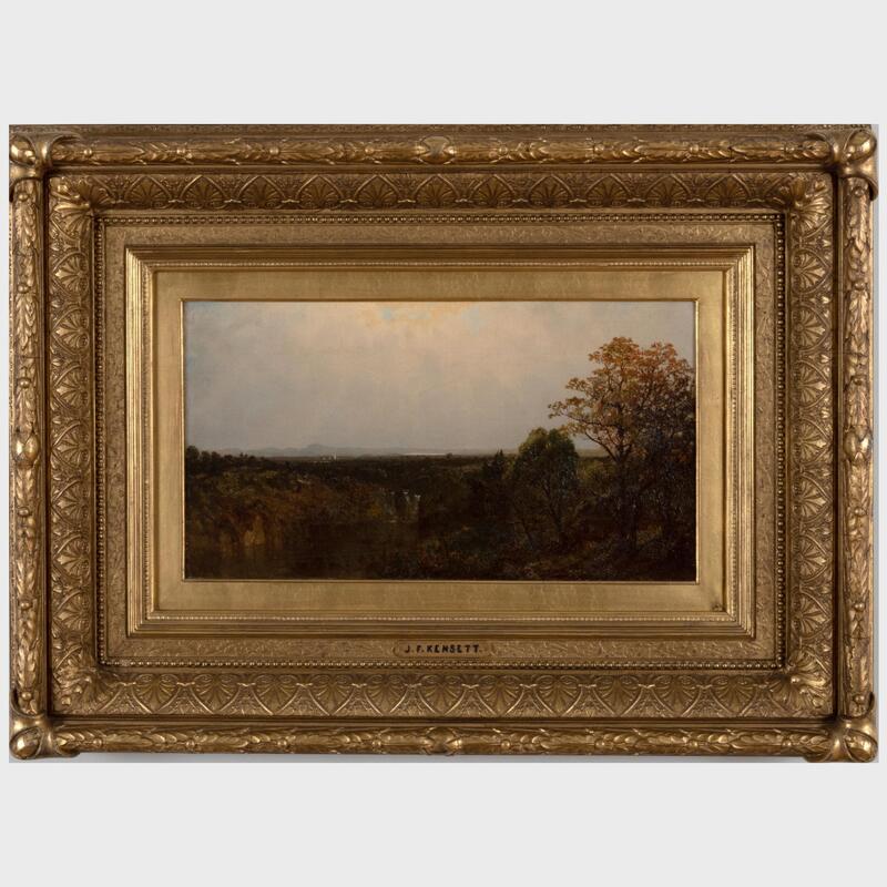 Appraisal: Attributed to John Frederick Kensett - New England Composition Oil