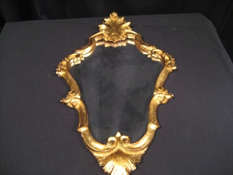 Appraisal: ITALIAN GILT MIRROR th c h w in