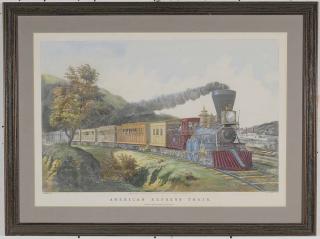 Appraisal: After Currier Ives Palmer American Express Train reproduction from the