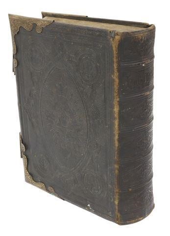 Appraisal: English Brown's Self-Interpreting Family Bible published by Adam Company Hanover