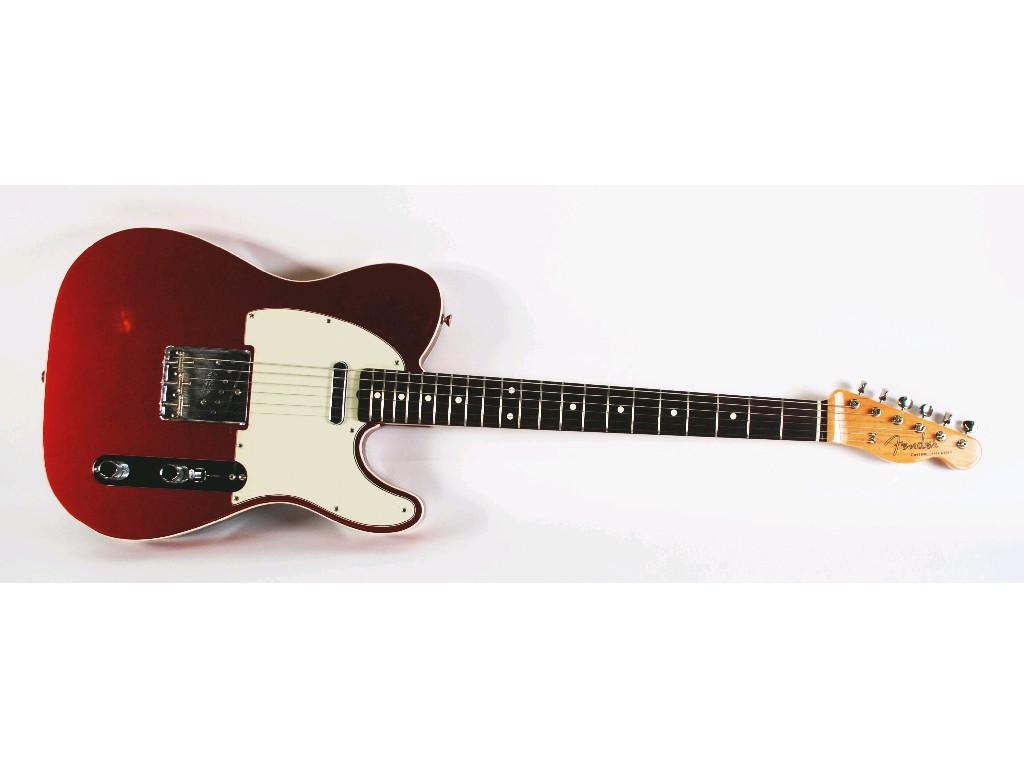 Appraisal: FENDER 'CUSTOM TELECASTER' SOLID BODY SIX STRING ELECTRIC GUITAR maroon