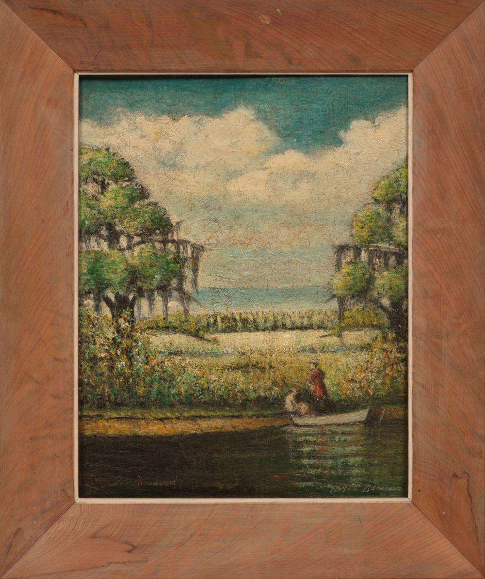 Appraisal: Mary Belle Woodward American Louisiana - Bayou Barataria oil on