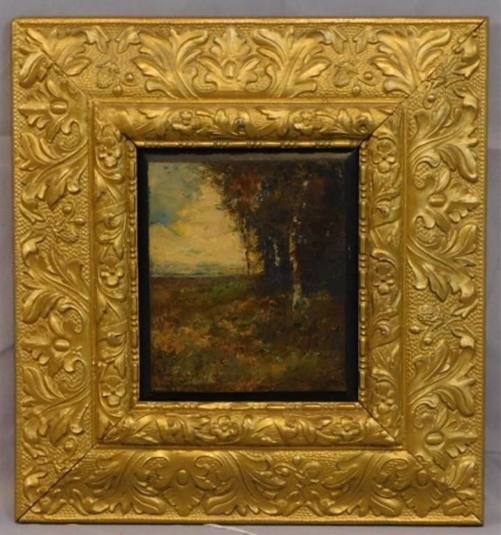 Appraisal: LOUIS RICHARDSON - NEW YORK Massachusetts oil painting on board