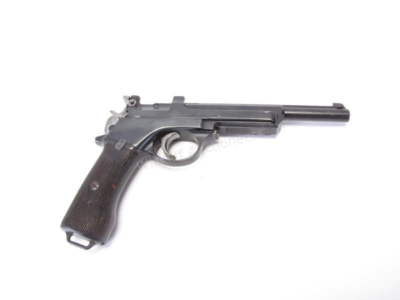 Appraisal: Steyr System Mannlicher Model Pistol-Blued round barrel Chambered in Mannlicher