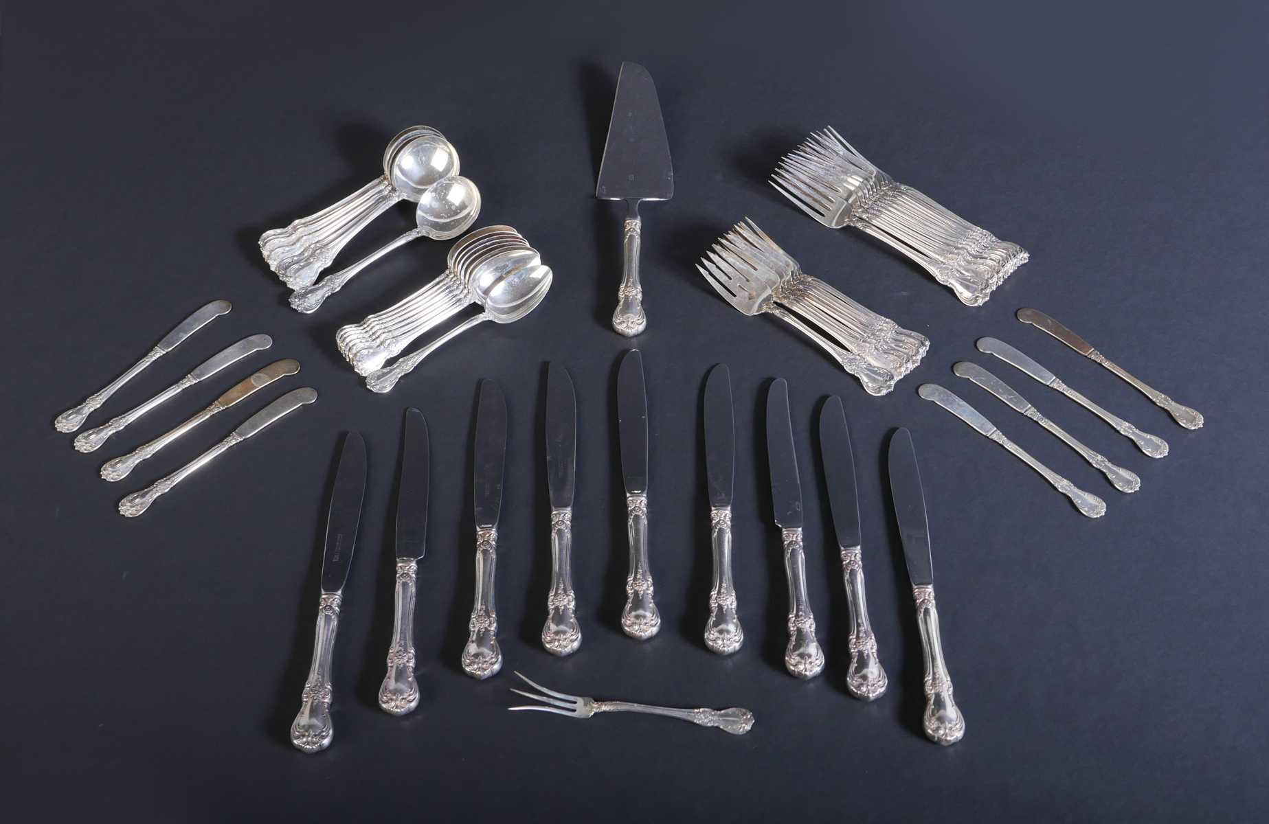 Appraisal: PC TOWLE ''OLD MASTER'' STERLING FLATWARE Approx Comprising - Dinner