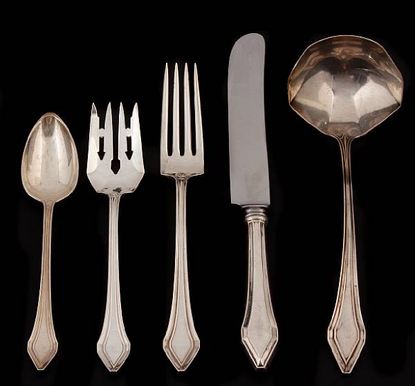 Appraisal: A sterling partial flatware setGorham Mfg Co Providence RIClermont Comprising