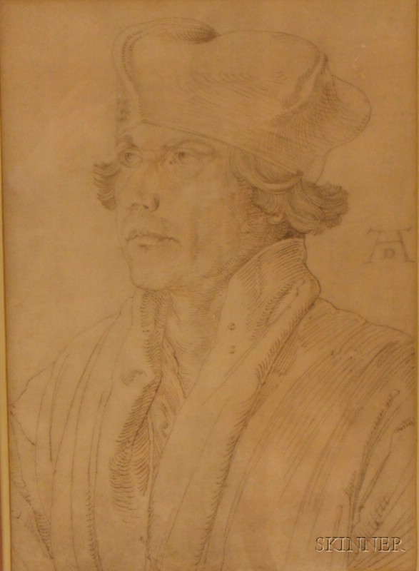 Appraisal: After Albrecht Durer German - Portrait of a Man Monogrammed