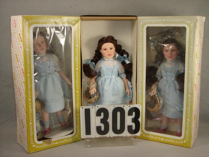 Appraisal: Lot of Effanbee Dorothy from Wizard of Oz dolls all