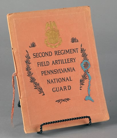 Appraisal: Second Regiment Field Artillery Pennsylvania Nation Guard Designated th field